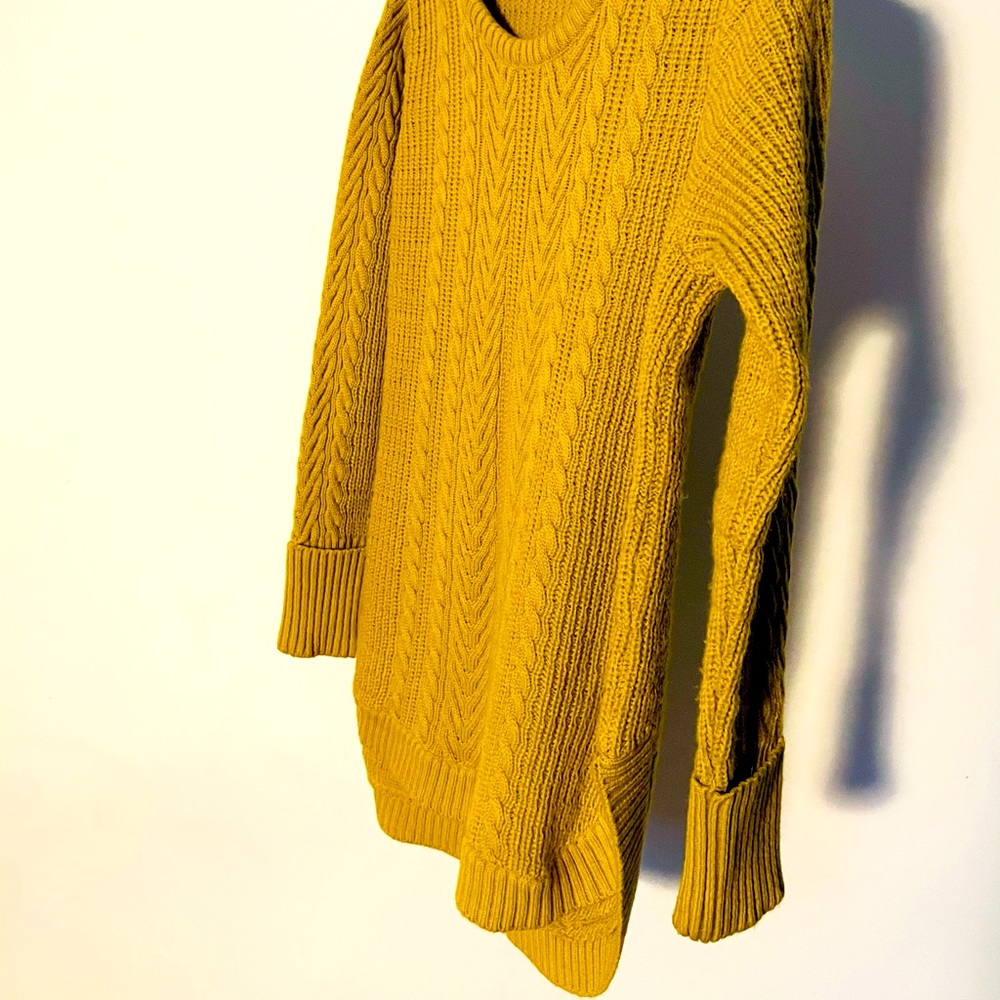 Beautiful Mustard Kitted Sweater